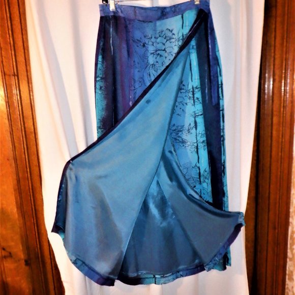 Simply Amazing Long Wrap Style SKIRT with Matching TOP by *** FARAUCHE Sport *** - Picture 2 of 2